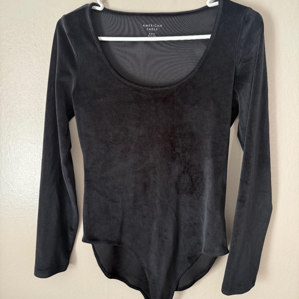 Black Velvet Bodysuit